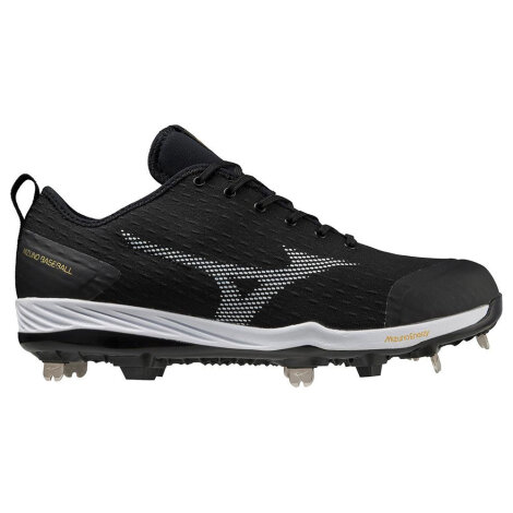 Baseballschuhe Mizuno Dominant 4 Metal Cleats (Schwarz/Weiß) 43 (US 10)
