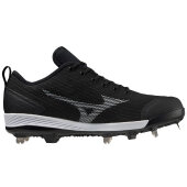 Baseballschuhe Mizuno Dominant 4 Metal Cleats (Schwarz/Weiß) 43 (US 10)