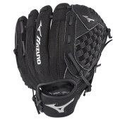 Mizuno Prospect Series PowerClose™ Baseball Glove Black 10,5" Left (RHC)