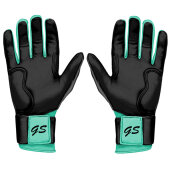 Batting Gloves Gimmel Sports G-Pro Black Series (Black/Mint)