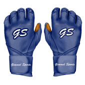 Batting Gloves Gimmel Sports G-Pro Blue Series (Navy) LARGE