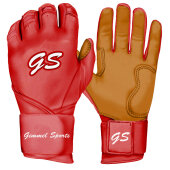 Batting Gloves Gimmel Sports G-Pro Color Series (Red)