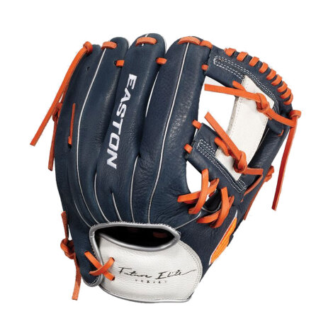 Easton Future Elite 11-inch Baseball Glove Navy-Orange