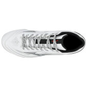 Baseballschuhe Mizuno Cushionrevo Diamond Mid TPU (Weiß/Schwarz) 44 (US 10,5)