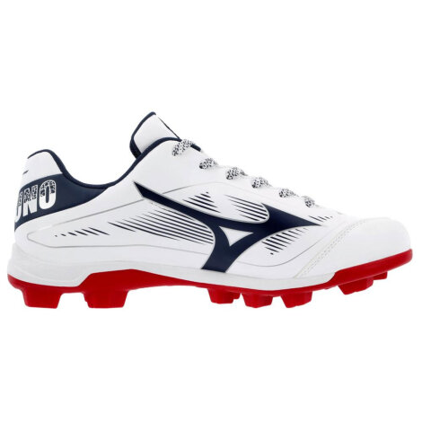 Baseballschuhe Mizuno Cushionrevo Diamond TPU (Weiß/Navy) 38 (US6)