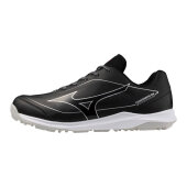 Mizuno Cushionrevo Diamond Turf Shoes (Black/White) 42 (US 9)