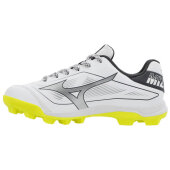 Baseballschuhe Mizuno Cushionrevo Diamond Junior (Weiß/Neongelb)