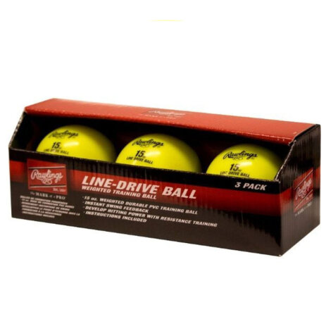 Rawlings Line-Drive Ball (Weighted Training Ball) 3er-Pack