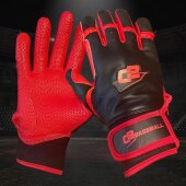 Batting Gloves C2 Baseball Pro-3 (Red/Black)
