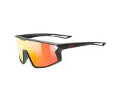 Uvex kids sport glasses Skyryse Jr. Black Matt/Red