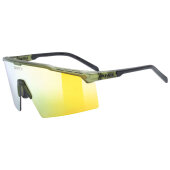 Uvex Sportbrille Flowline Olive Grün/Gold