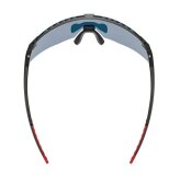 Uvex Sportbrille Pace Stage Schwarz/Rot