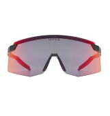 Uvex Sportbrille Pace Stage Schwarz/Rot