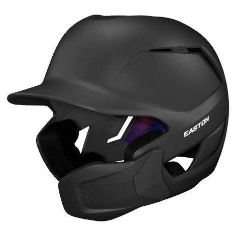Easton Z50 Batting Helmet With Multi-Adjust Jaw Guard (Black)
