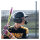 Easton Z50 Batting Helmet With Multi-Adjust Jaw Guard (Black)