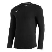 Mizuno Comp Diamond Long Sleeve Crew Black L