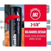 Baseballschläger Franklin Heist 1000 Big Barrel (-10) 29"