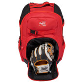 Baseballrucksack Rawlings Journey Rot