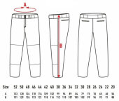 Jersey53 Baseballpant Straight Grey 36 (XL)
