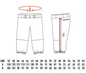 Baseballhose Youth Jersey53 Knicker Weiß