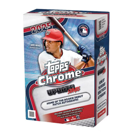 2025 Topps Chrome Updates MLB Baseball Value Box