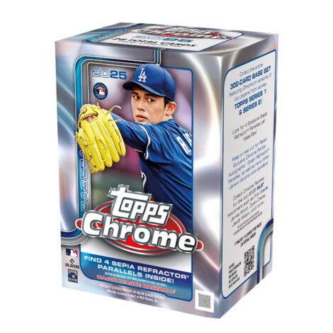2025 Topps Chrome Baseball MLB Value Box