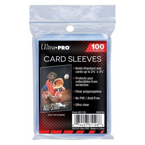 UltraPro Trading Card Soft Sleeves (100 Stück)