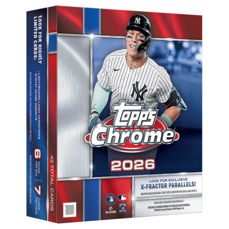 2026 Topps Chrome Baseball Mega Box