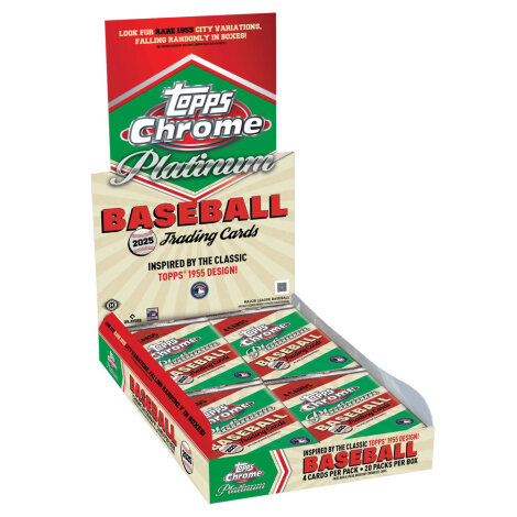 2025 Topps Chrome Platinum Baseball Hobby Box