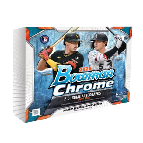 2026 Topps Bowman Chrome Baseball MLB Hobby Box