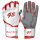 Batting Gloves Gimmel Sports G-Pro White Series (White/Red)