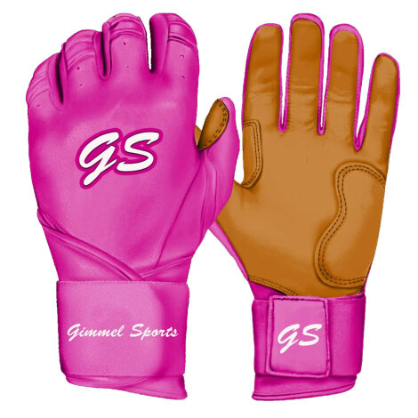 Batting Gloves Gimmel Sports G-Pro Color Series (Pink)