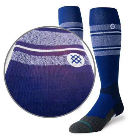 Stance Baseballsocken Diamond Pro Stripe OTC (Blau/Weiß) *Sonderposten*